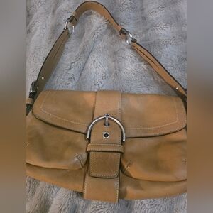 Coach Soho Tan Leather Shoulder Bag. Vintage / Great Condition